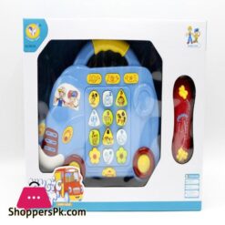 Bus Shaped Musical Telephone Toy Blue 855 5A