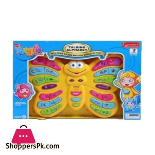Butterfly Talking Alphabet Toy For Kids Multicolour