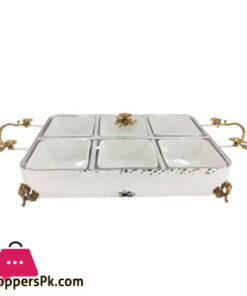 ORCHID Suarqe Condiment Silver Set 6 Part