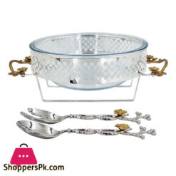 Orchid Salad Bowl (Silver)-CD6277