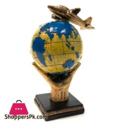Decorative Globe with Airplane