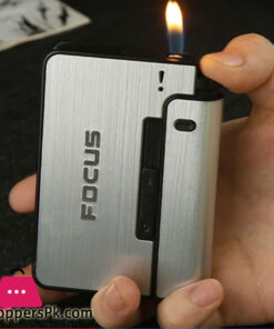 Focus Cigarette Case Inner Lighter Box Lighter Holder Case Portable Smoking Gadgets