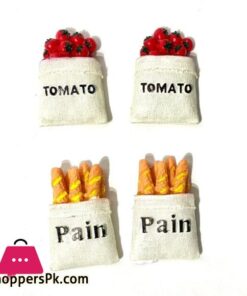 Fridge Magnets Bread Pack of 4