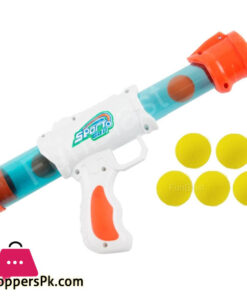 FunBlast Shooting Ball Gun – Air Pressure Foam Balls Shooting Gun Toy Set, Soft Ball Air Shooting Gun, Toy Gun Set with 10 Soft Balls for Kids