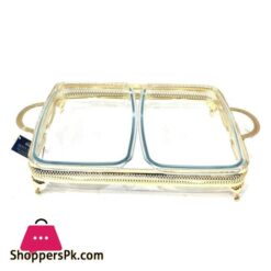 Double Casserole With Lid Gold