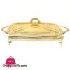 Single Casserole With Lid Gold