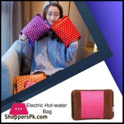 Hand Warmer Portable Rechargeable Electric Heathot Water Bag With Soft Velvet Cover Ideal For Warm Your Handspain Reliefmuscle Relaxation Use And As Pillow