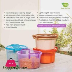 Handy Container Mini 3 Liter Pack Of 2