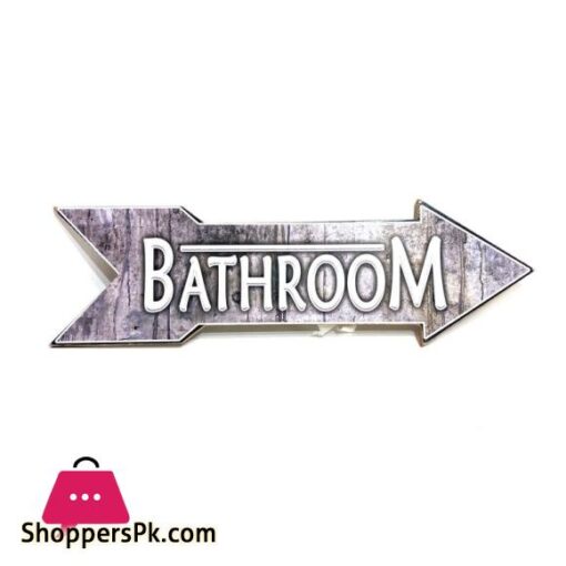 Hanging Bathroom Sign