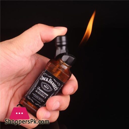 Keythemelife Butane Jet Gas Lighter Whiskey Wine Bottle Lighters Torch Lighter Smoking Accessories Household Items Smoker GiftsCigarette Accessories