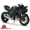 KAWASAKI NINJA H2R Motorcycle 1:18 Diecast Alloy Model Collection Black Ninja H2R Motorcycle Toy Gift