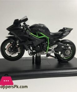 Kawasaki Ninja H2R Motorcycle 1:18 Diecast Alloy Model Collection Black Ninja H2R Motorcycle Toy Gift 45 Kawasaki Ninja H2R Motorcycle 1:18 Diecast Alloy Model Collection Black Ninja H2R Motorcycle Toy Gift - Image 2