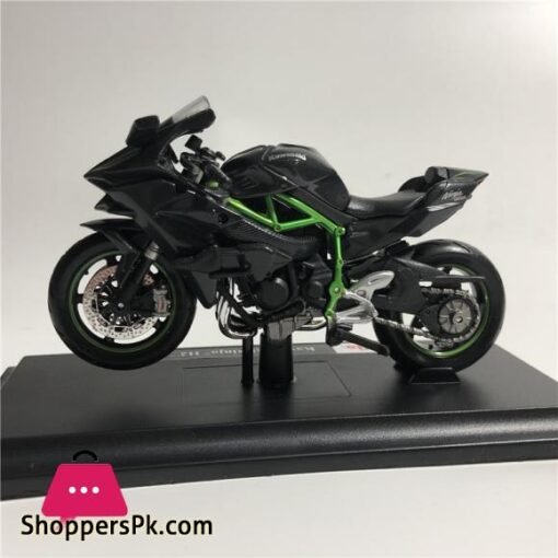 KAWASAKI NINJA H2R Motorcycle 1:18 Diecast Alloy Model Collection Black Ninja H2R Motorcycle Toy Gift