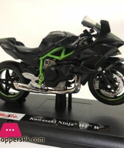Kawasaki Ninja H2R Motorcycle 1:18 Diecast Alloy Model Collection Black Ninja H2R Motorcycle Toy Gift 46 Kawasaki Ninja H2R Motorcycle 1:18 Diecast Alloy Model Collection Black Ninja H2R Motorcycle Toy Gift - Image 3