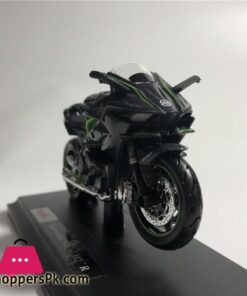 Kawasaki Ninja H2R Motorcycle 1:18 Diecast Alloy Model Collection Black Ninja H2R Motorcycle Toy Gift 47 Kawasaki Ninja H2R Motorcycle 1:18 Diecast Alloy Model Collection Black Ninja H2R Motorcycle Toy Gift - Image 4