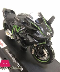 Kawasaki Ninja H2R Motorcycle 1:18 Diecast Alloy Model Collection Black Ninja H2R Motorcycle Toy Gift 49 Kawasaki Ninja H2R Motorcycle 1:18 Diecast Alloy Model Collection Black Ninja H2R Motorcycle Toy Gift - Image 6