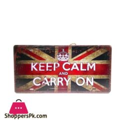 Keep Calm Hanging Wooden Frame