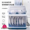 Kitchen Drain Bowl Rack Bowl Rack Plastic Cupboard With Cover Bowl Chopsticks Storage Box Drain Rackstorage Holders Racks
