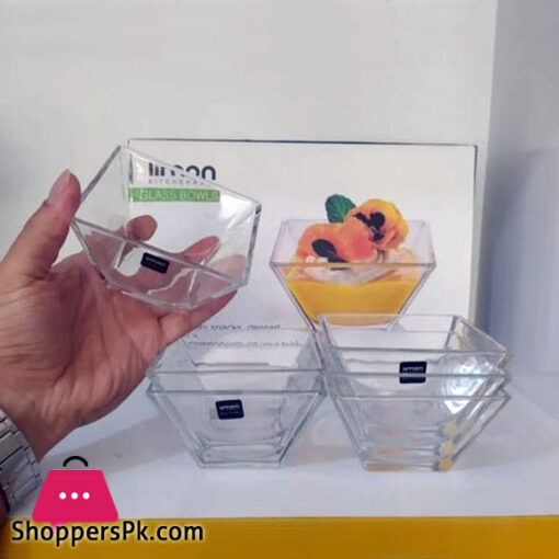 Limon Glassware Serving Bowl Set of 6 Iran Made