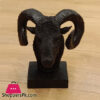 Fiber Glass Black Markhor - Home Decor