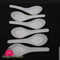 Set Of 6 Melamine Material Soup Spoon Wontons Noddles Spoons For Home Restaurants