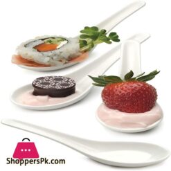 Set Of 6 Melamine Material Soup Spoon Wontons Noddles Spoons For Home Restaurants