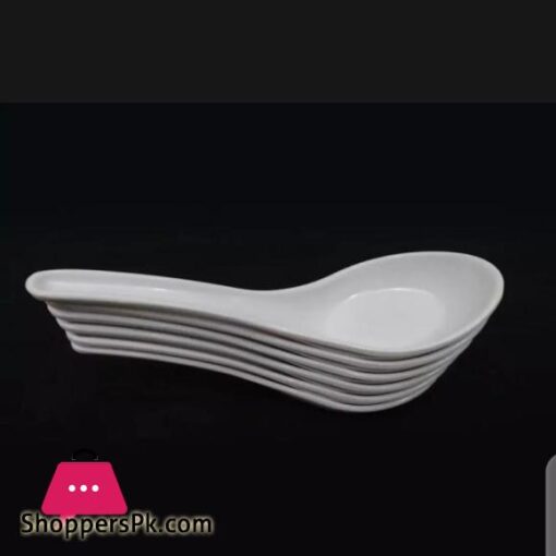 Set of 6 Melamine Material Soup Spoon Wontons Noddles Spoons For Home Restaurants