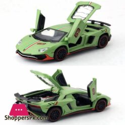 Miniauto 132 Scale Lp780 4 Super Toy Car Diecast Model Pull Back Doors Openable Sound Light Educational Collection Gift