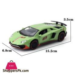 Miniauto 132 Scale Lp780 4 Super Toy Car Diecast Model Pull Back Doors Openable Sound Light Educational Collection Gift