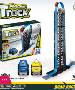 Model Racing Toy Track Diy Assembled Rail Kits Catapult Rail Car Racing Boy Toys For Children Gift size:45*35.5*8