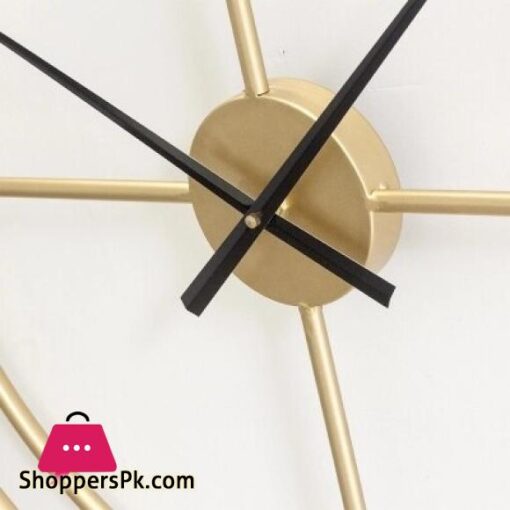 Modern minimalist Nordic clock wrought iron living room home wall clock creative minimalist art atmosphere clockWall Clocks