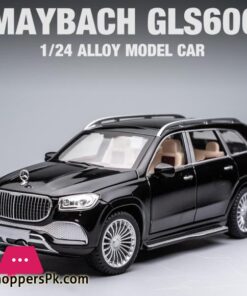 New 124 Mercedes Benz Maybach Gls600 Alloy Model Car Childrens Toy Car Gift Ornaments Simulation SUV Car Model Boys CollectionDiecasts Toy Vehicles
