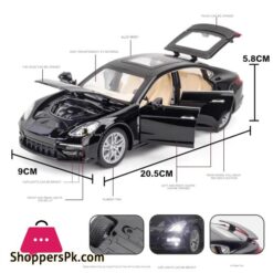 New 124 Porsches Panamera Alloy Car Model Diecasts Toy Vehicles Toy Cars Sound And Light Kid Toys For Children Gifts Boy Toy