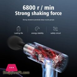 New Deep Tissue Massager Fascial Deep Muscle Fitness Chargeable Massager Leg Deep Vibration Full Body Relaxation Machine For Unisex Imported Powerful Massagegunpakistan Gunmassager Imported Model Facial Gunn Bld 320 Fascial Massagegun