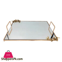 ORCHID Rectangular Mirror Tray