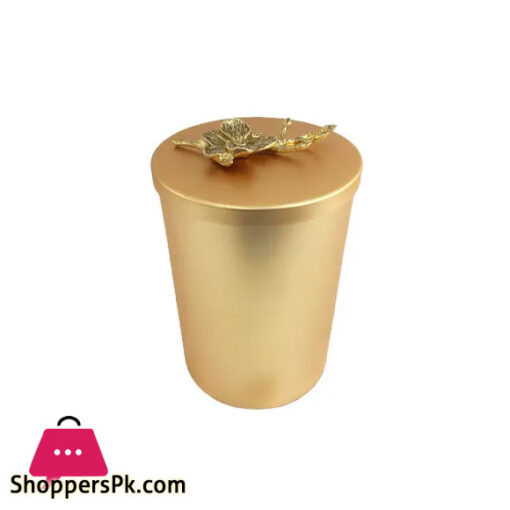 ORCHID Round Gold Jar - XL