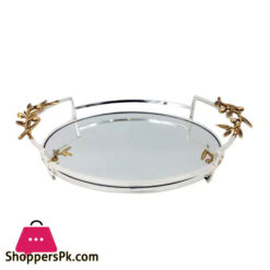 ORCHID Silver Mirror Tray