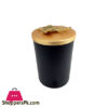 Orchid Black Jar With Gold Top - Large