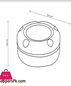 Appollo Pasta Hot &Amp; Cool Food Keeper (With Steel Bowl) 15 Pasta Hot Cool Food Keeper With Steel Bowl