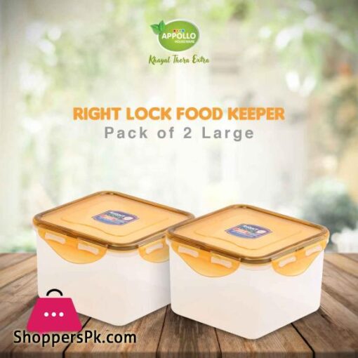 Right Lock Food Keeper Pack of 2