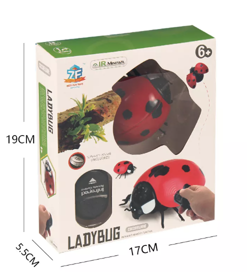 Simulation Bugs Infrared Remote Control Toy- Lady Bug