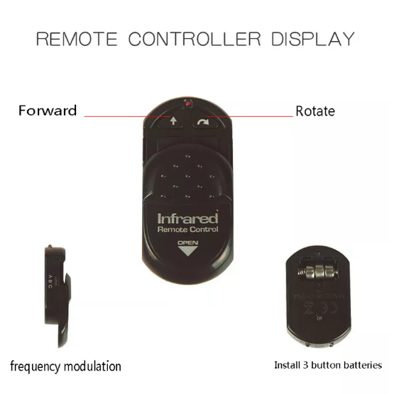 Simulation Bugs Infrared Remote Control Toy- Lady Bug