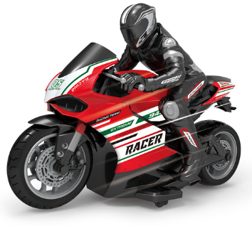 High Speed Racing Motorcycle 1:10 Scale 4 Channels Drift Remote Control Distance 35 Meters Electric Off-Road Model Toy