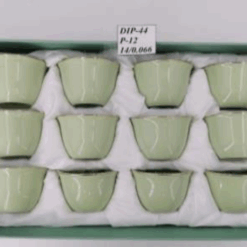 ANGELA 12pcs Kawa Piali Green