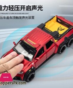 Simulation Alloy Car Modle Xclass Exy 6X6 Pickup 128 Metal Toy Car Sound Light Pull Back Model Toys For Boys Birthday Presentdiecasts Toy Vehicles