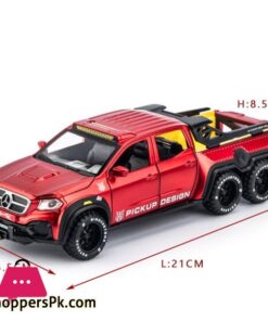 Simulation Alloy Car Modle Xclass Exy 6X6 Pickup 128 Metal Toy Car Sound Light Pull Back Model Toys For Boys Birthday Presentdiecasts Toy Vehicles