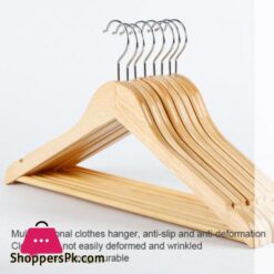 Solid Wood Hangers For Clothes Non-Slip Hanger Clothing Store Hotel Clothes Support Home Wardrobes Organizer Pack Of 3