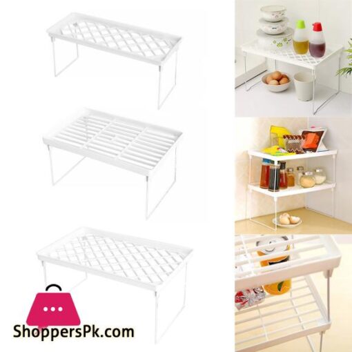 Kitchen Storage Plastic Foldable Shelf Organizer For Kitchen Flavoring Kitchen Organizer Rack Cookware Spice Home Storage