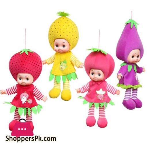 Stuffed Toys 45cm Baby Doll Toy Soft Plush Fruit Doll Down Cotton Stuffed Strawberries Pendant Children Toys For Girl DecorationStuffed Plush Plants