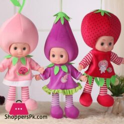 Stuffed Toys 45Cm Baby Doll Toy Soft Plush Fruit Doll Down Cotton Stuffed Strawberries Pendant Children Toys For Girl Decorationstuffed Plush Plants